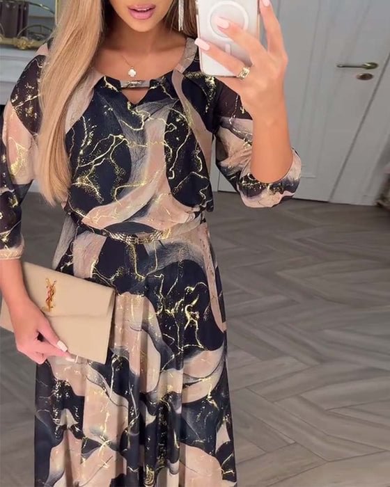 Evie | Elegancka Sukienka z Szyfonu