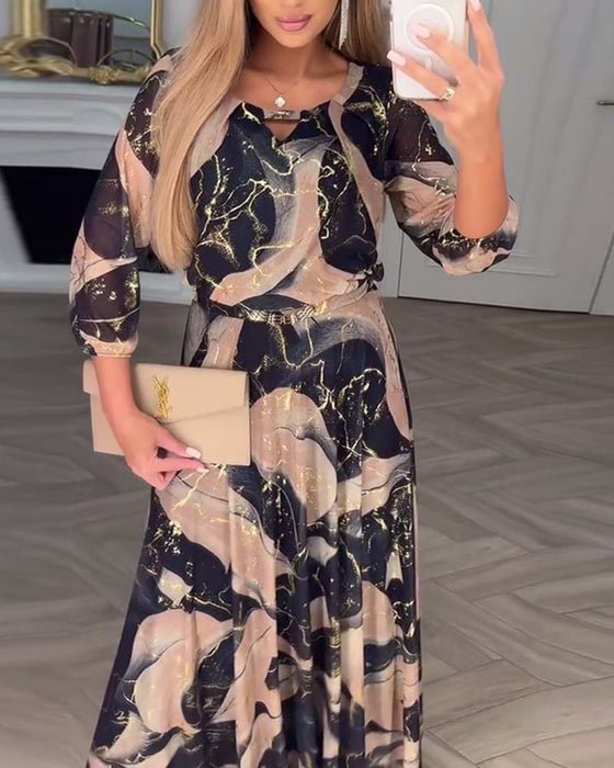 Evie | Elegancka Sukienka z Szyfonu