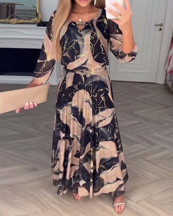 Evie | Elegancka Sukienka z Szyfonu