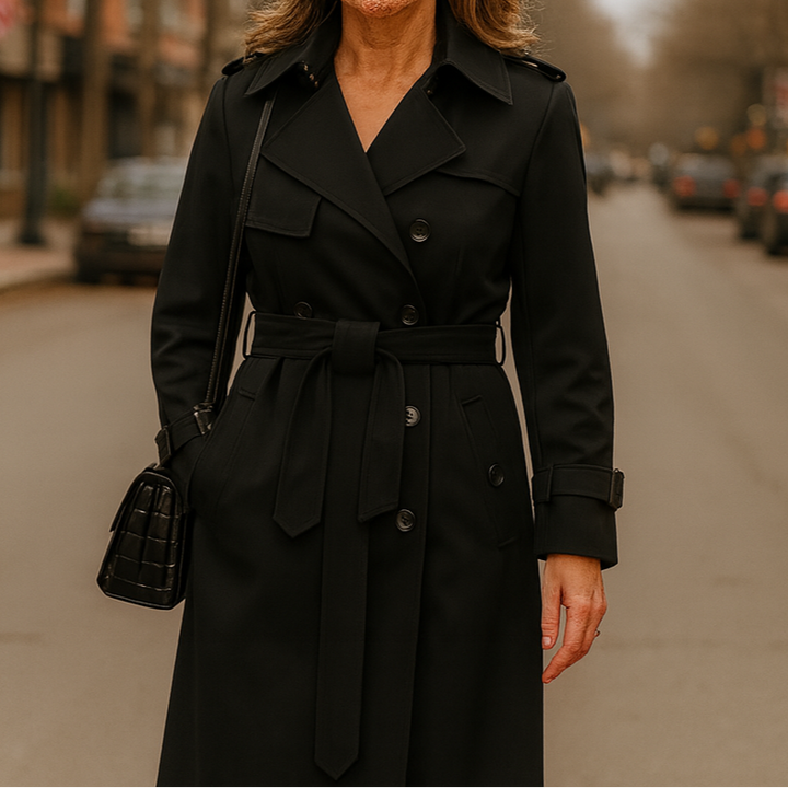 菖蒲| シックなトレンチコート