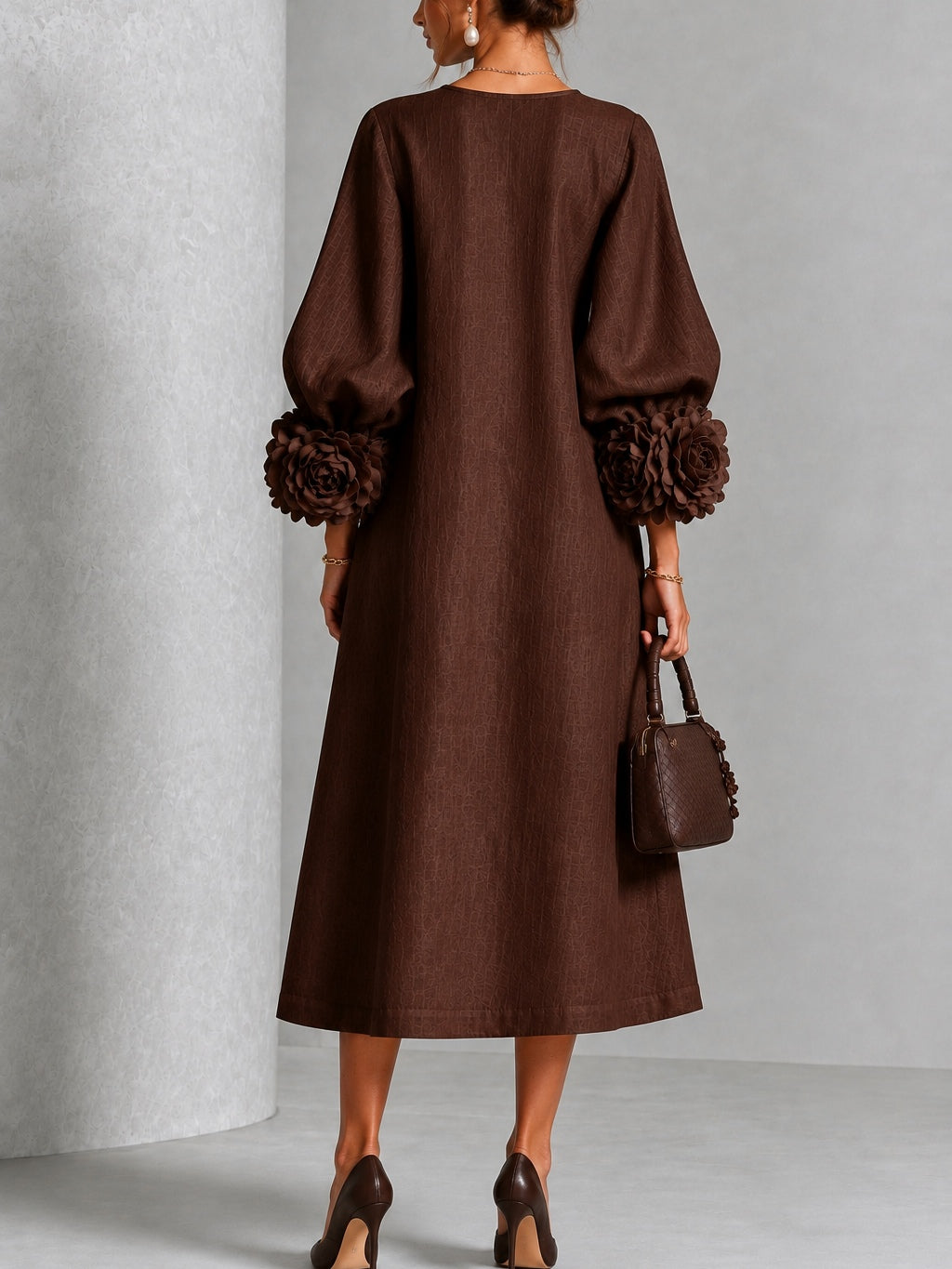 The Edwina Petal Midi Dress