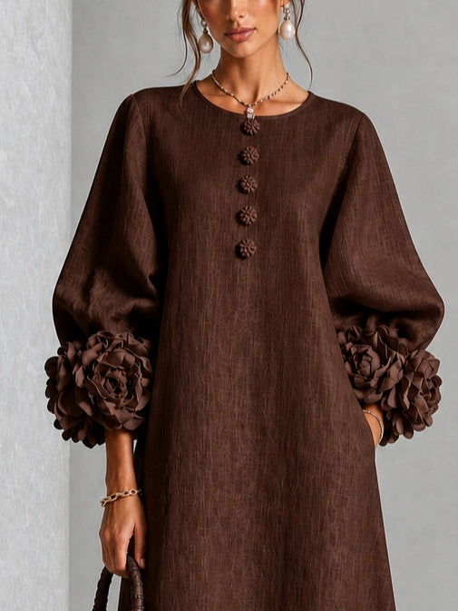 The Edwina Petal Midi Dress