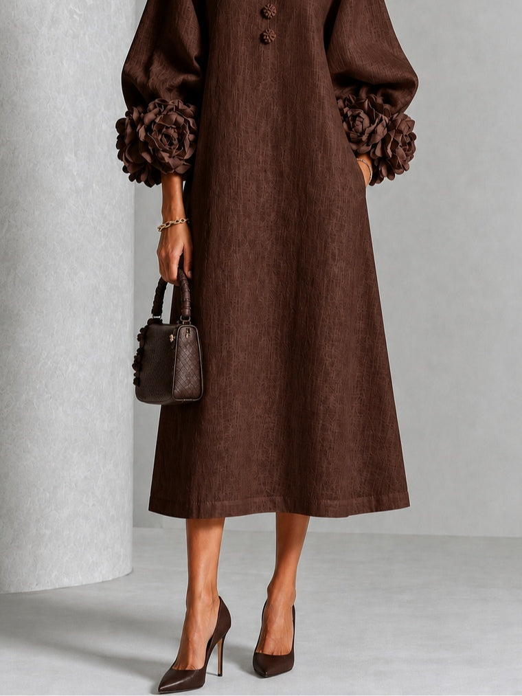 The Edwina Petal Midi Dress