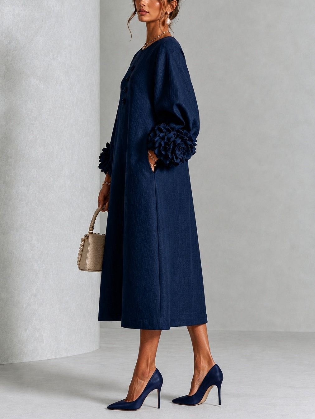The Isobel Petal Midi Dress