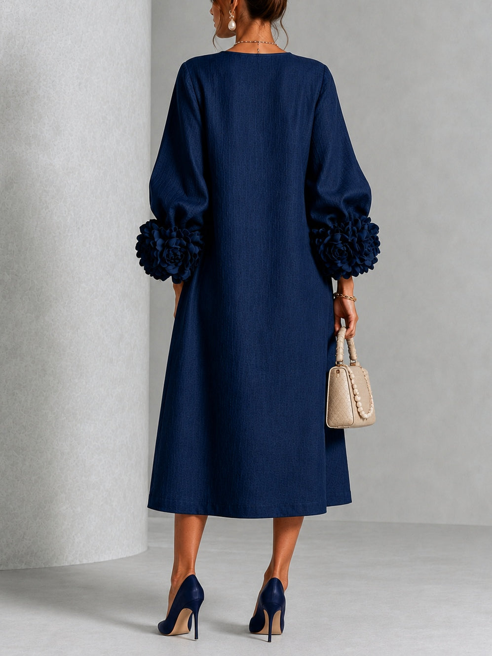 The Isobel Petal Midi Dress