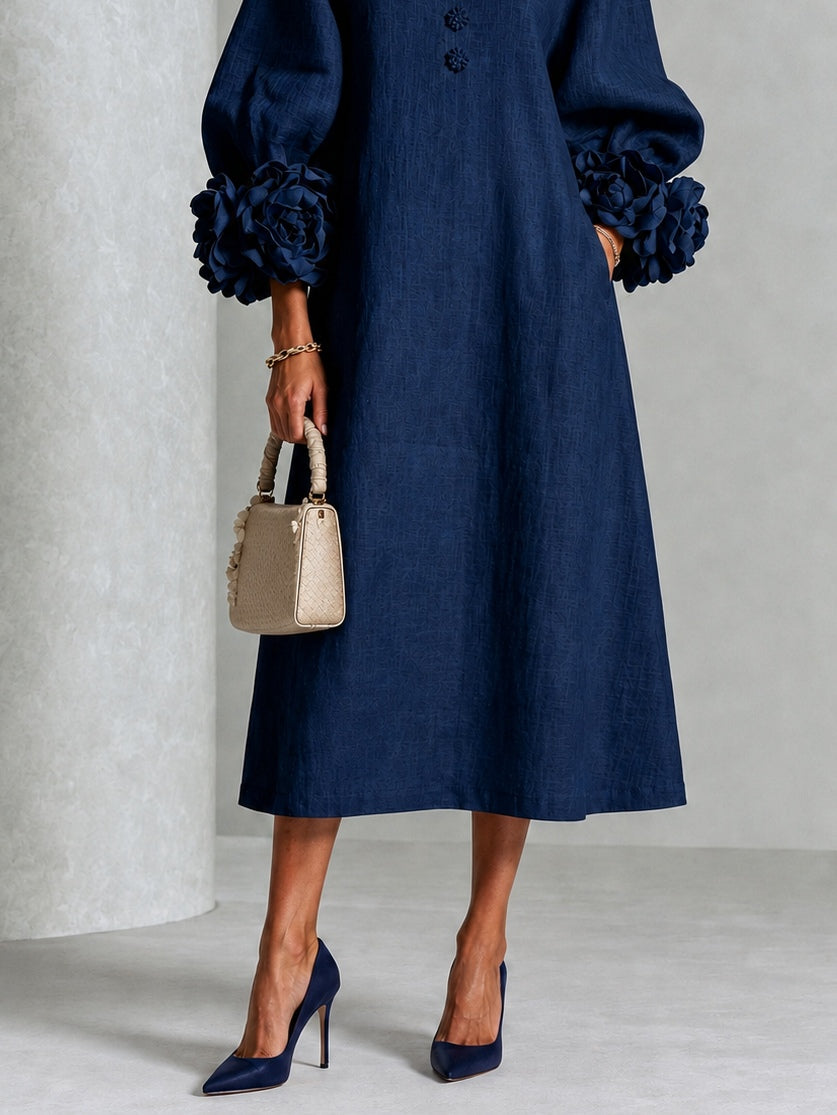 The Isobel Petal Midi Dress