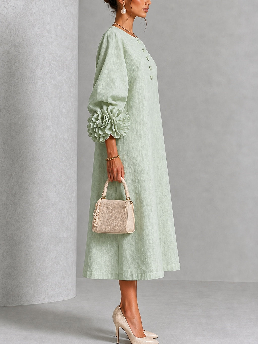 The Juniper Petal Midi Dress