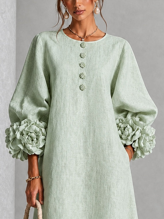 The Juniper Petal Midi Dress